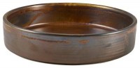 Rustic Copper Terra Presentation Bowl